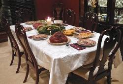 A ceia de Natal é composta por deliciosas receitas natalinas! Mesa Ceia Natal